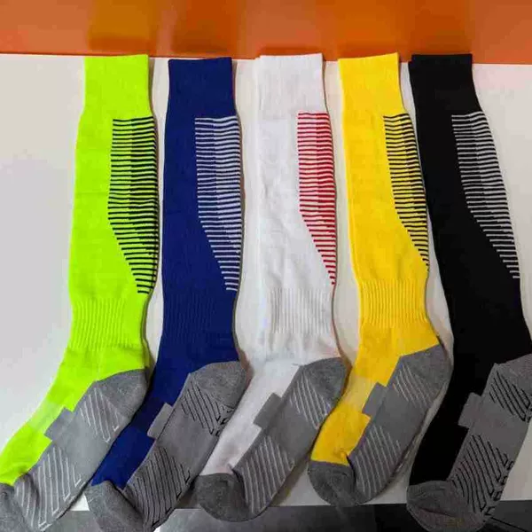 Factory Direct Sales Thickened Towel-Soled Football Socks for Men and Women, Long Tube Football Socks, Sweat-Absorbent and Breathable Sports Socks