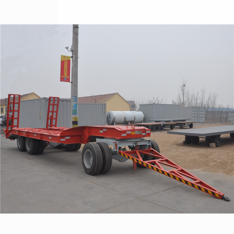 120挖掘机拖车 钻井机用拖车 工具车 牵引拖车 履带拖车