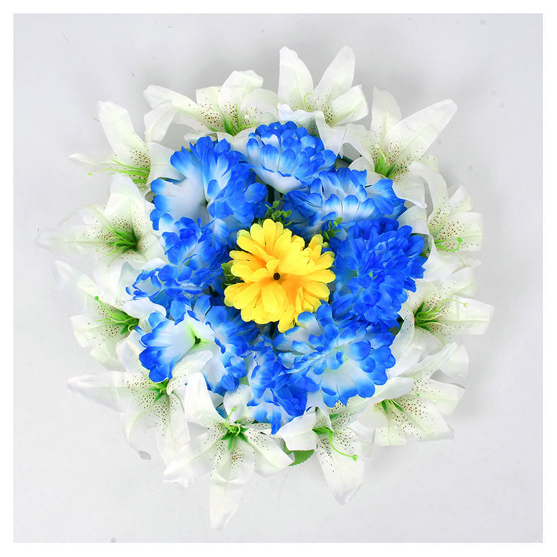 백합 화환 블루