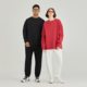 LVLV2024 autumn and winter 420G retro washed old cotton terry crew neck vests American street fashion brand long sleeve