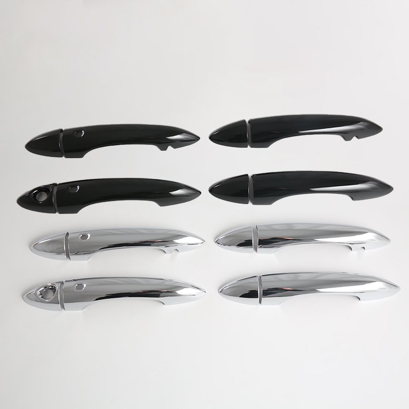 Suitable for Alfa Romeo Door Handle Exterior Car Decoration Accessories in Glossy Black Electroplating