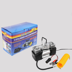 Car dual-cylinder car air pump 12V24V portable car off-road vehicle tire electric car air pump