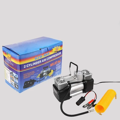 Avtomobil İki Silindrli Hava Nasosu 12V24V, Portativ Off-Road Şin Nasosu