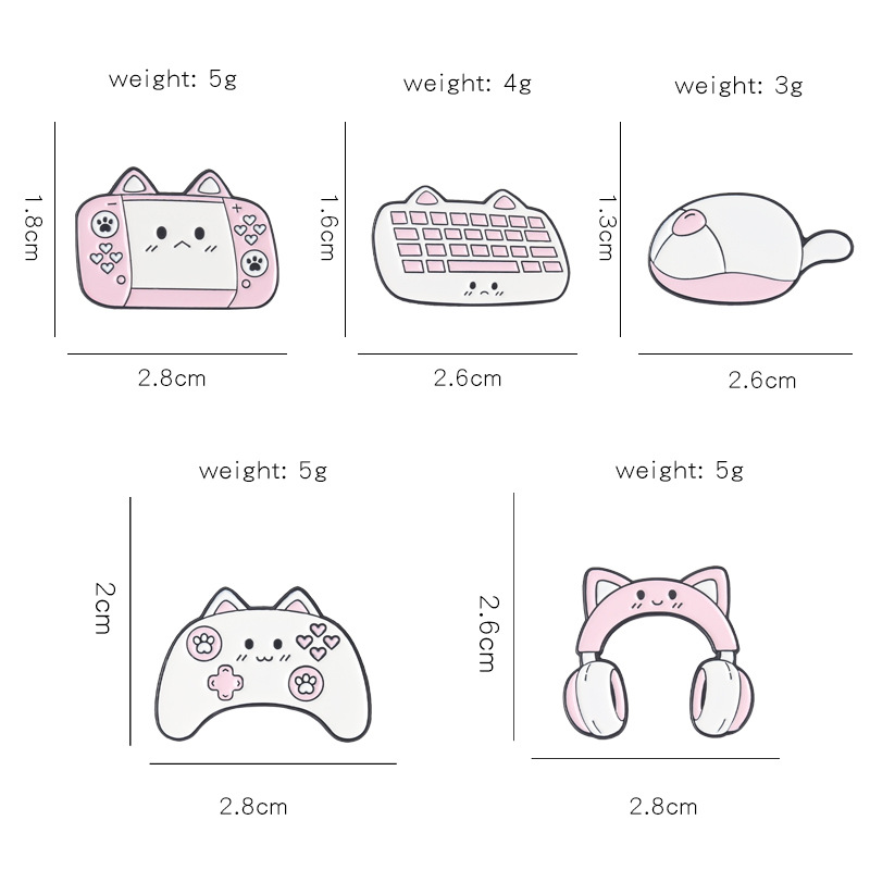 Cute Pin Cartoon Alloy Enamel Plating Women'S Brooches display picture 1