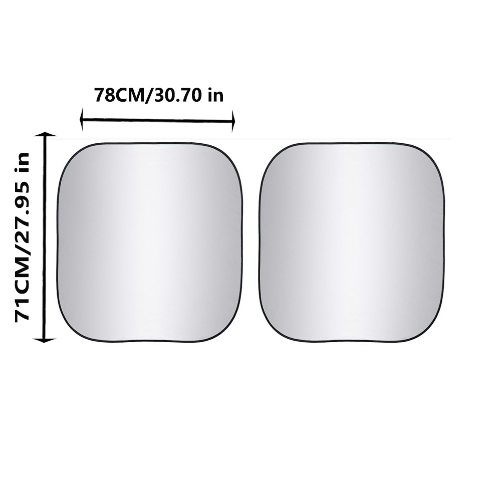 Foldable custom car windshield sunshade, car side sunshade, sun protection sunshade, light-blocking car sunshade