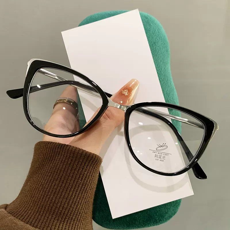 黑框眼镜素颜神器超轻韩版女近视眼镜可配度数眼睛框架防蓝光眼镜