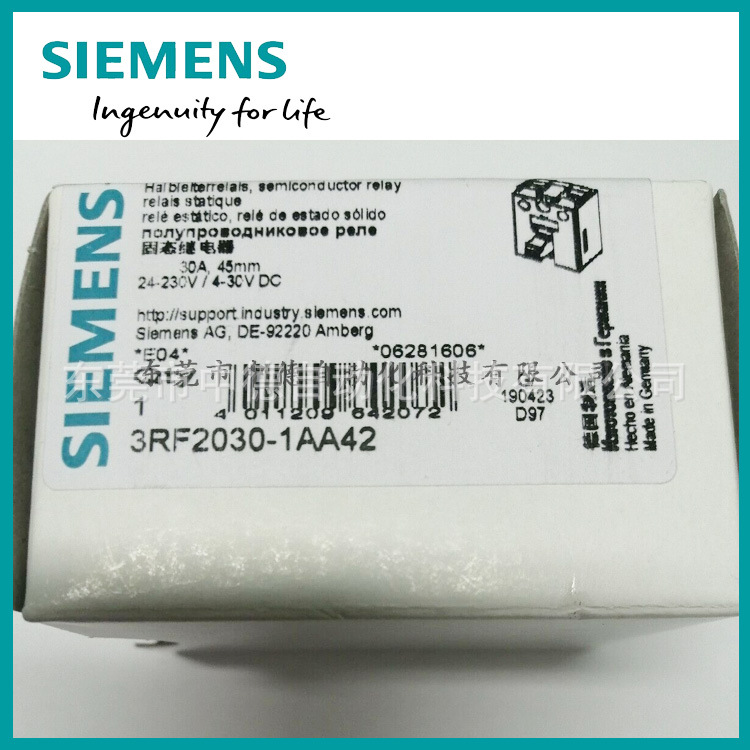 3RF20301AA42 Siemens 西门子 3RF2030-1AA42