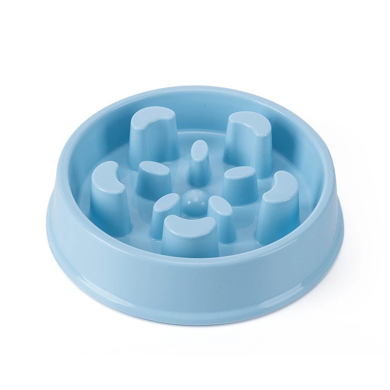 Tazón de comida lenta para mascotas tipo pétalo
