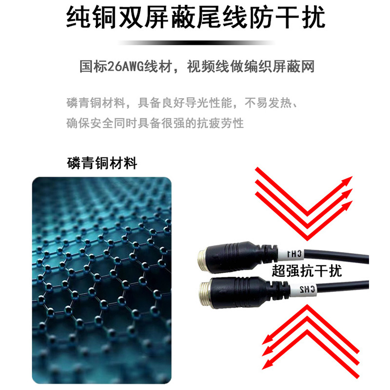 Radar Voice Alarm Sensor System for the Right Blind Spot of the Vehicle, Vehicle Sound and Light Horn, Front Reversing Radar