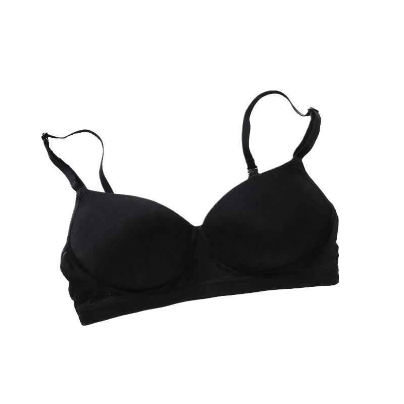 Green Silk Leaf 100% Genuine Silk Mulberry Silk Bra with Detachable Straps, Breathable, Wireless, Three-Row Beauty Bra