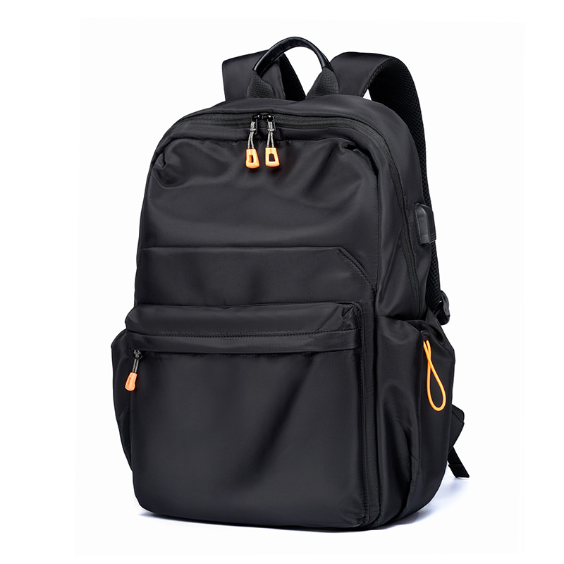 New Men's Backpack USB Charging Student Backpack Outdoor Backpack Multifunctional Anti-theft Bag Junior High School Student Backpack_voghion.com