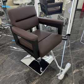 复古工业风理发店椅子发廊可升降剪发椅潮店烫染椅子美发椅子
