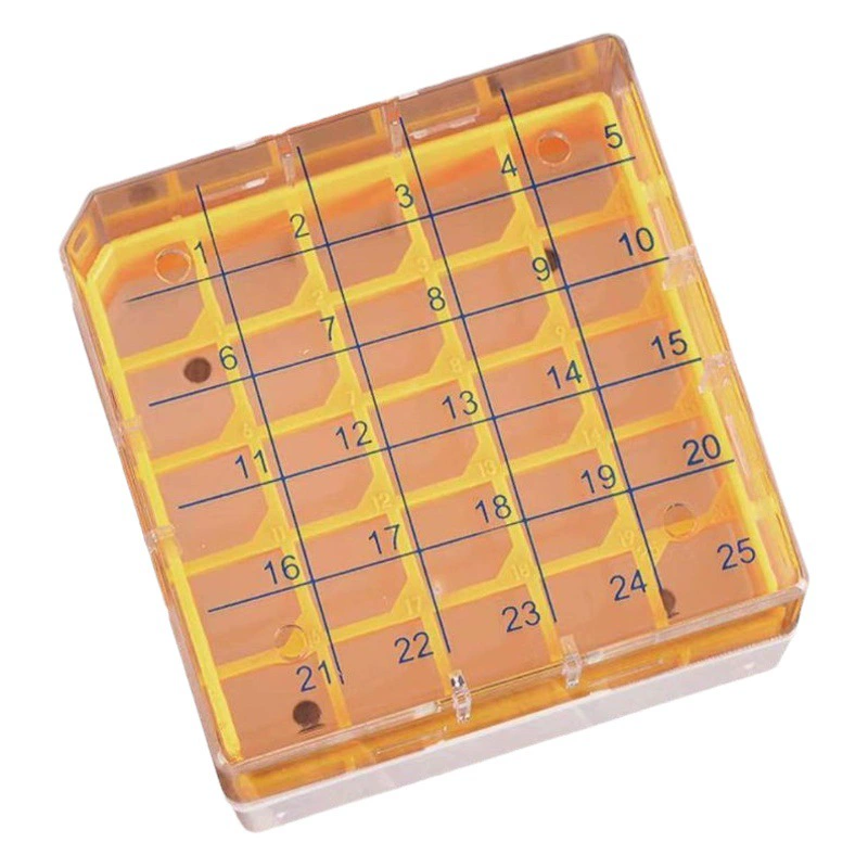 Заводская поставка 25 шт Морозильный ящик прозрачный ящик холодильник ящик для хранения полипропиленовый материал морозильная трубка