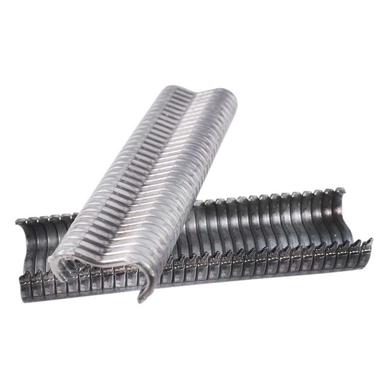 Abrazadera de jaula M-tipo conjunto de uñas abrazadera de jaula M-tipo hebilla alicates de jaula de pollo abrazadera de jaula de perro hebilla de jaula de uñas