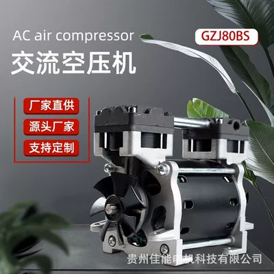 Jinsui Technology 110V60Hz130W Oil-Free Air Compressor Silent Small Air Pump Compressor Portable Air Compressor