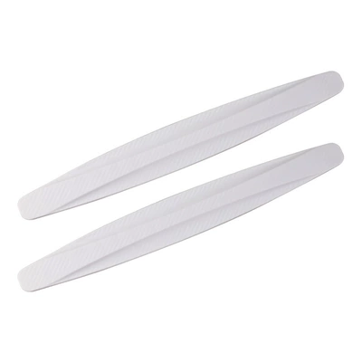 Car Front and Rear Bumper Qapı və bamper qoruyucu zolaqlar - carbon-fiber-white-opp-bag-2-pieces