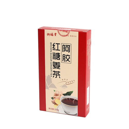 【Distribution】Ejiao Red Date Ginger Tea 100g Red Date Ginger Tea Ginger Red Date Tea Ginger Juice Ginger Soup Ginger Block Tea