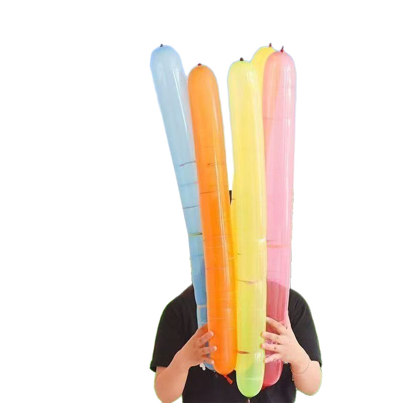 Juguetes infantiles cohetes balón mercado nocturno se llama globo de látex grueso venta al por mayor image 5