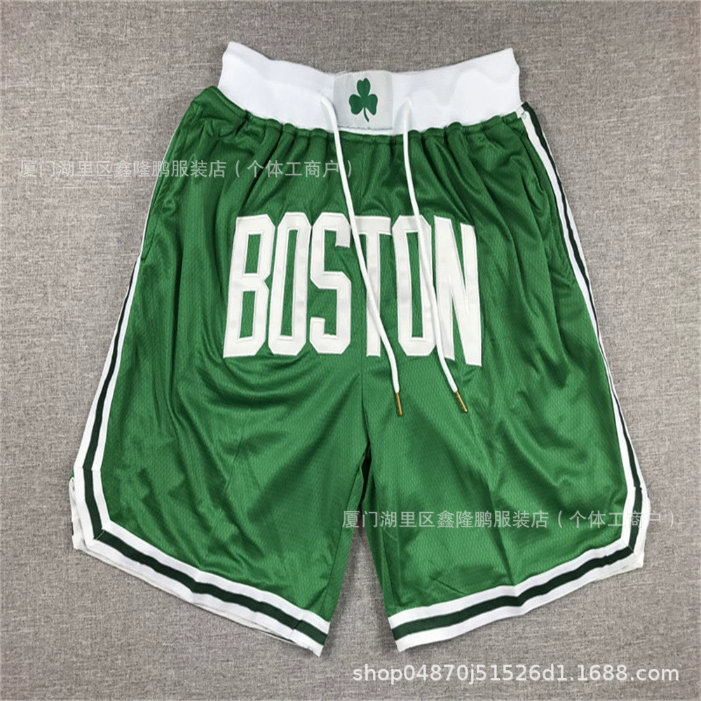 Американские карманные штаны Timberwolves NFL Lakers Clippers Bucks Heat Magic Mavericks Celtics Гортензиевые штаны