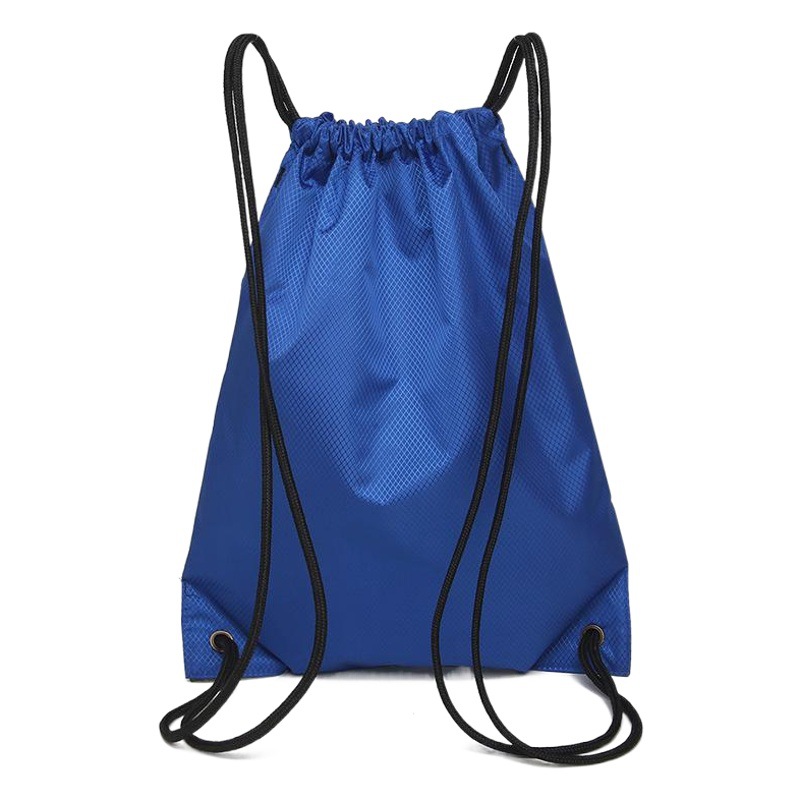 Bolsa de deporte con cordón mochila de cordón de color sólido simple personalizada mochila ligera al aire libre bolsa de cordón de nylon personalizada