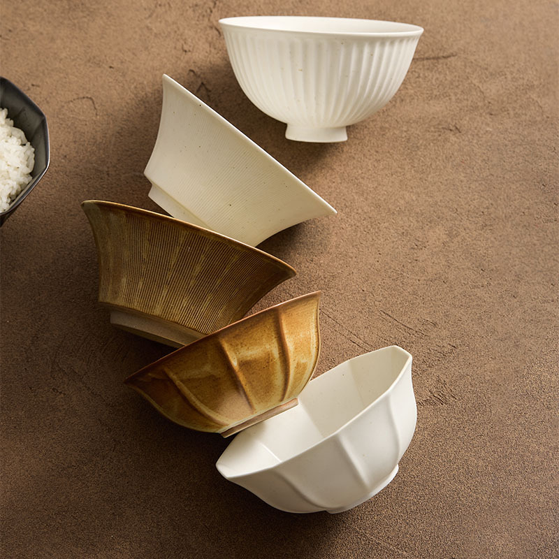 Tacos de arroz de cerámica japonesa retro Tacos de arroz