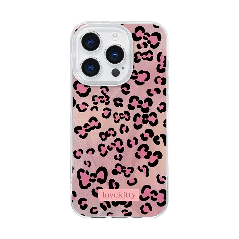 斑纹蝴蝶结适用苹果17promax/16手机壳iphone15/14/13/12羽纱XR|undefined