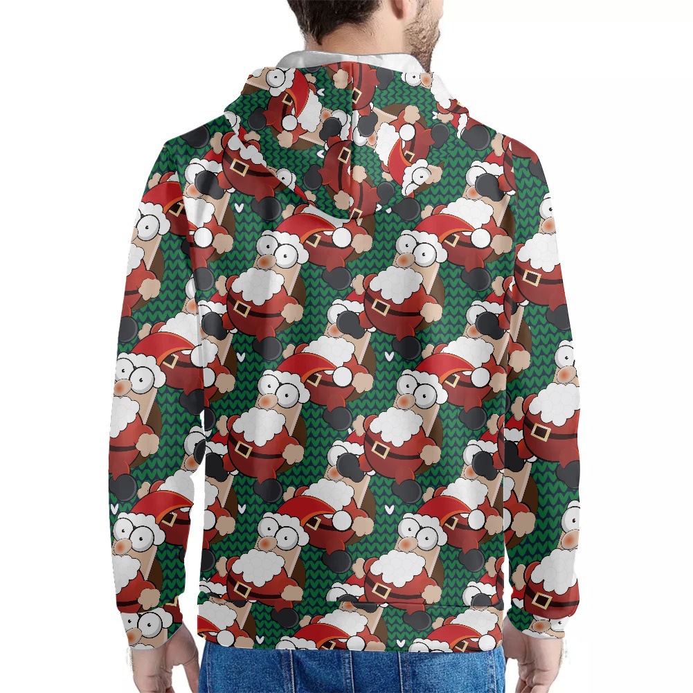 Herrenbekleidung Weihnachtsbedruckte Hoodies Weihnachtsbild-Design Herren-Sweatshirts_voghion.com