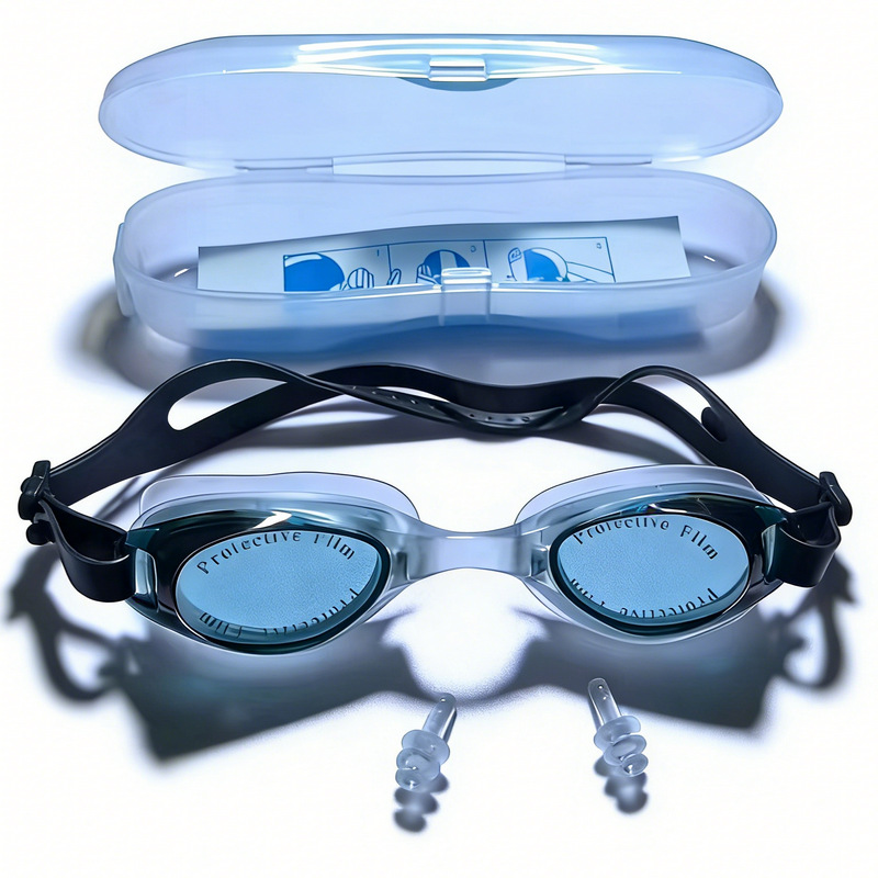 Gafas de Natación Deportivas para Adulto YH-009 de Silicona y PC, Antivaho e Impermeables con Estuche image 5