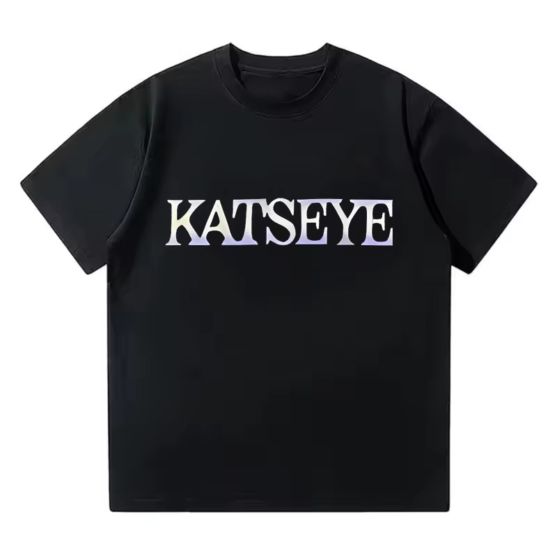 亚马逊热销 Katseye 韩国女团印花短袖跨境欧码牛奶丝T恤上衣1217