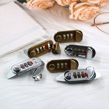 笔记本密码锁 左开苹果锁 日记本密码锁扣金属电镀工艺锁扣