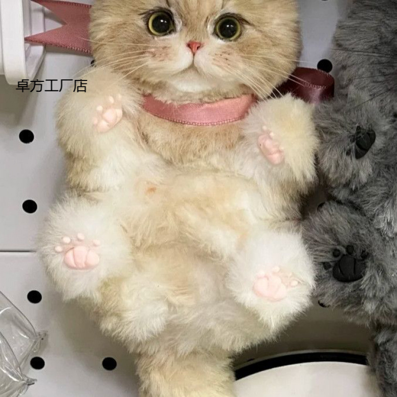 可爱扭扭棒高颜值猫咪手工diy编织材料包桌面摆件包包挂件送朋友|undefined