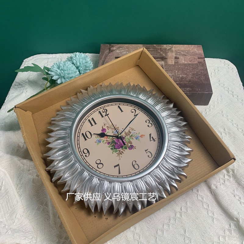 Reloj de pared americano estilo europeo elegante, moderno y minimalista – decoración para sala de estar, venta transfronteriza.