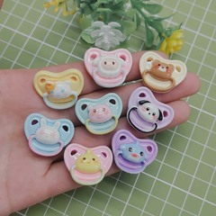 アニメdiy樹脂部品小動物乳首クリームゴム手作りヘアピン携帯ケース靴ボタン部品