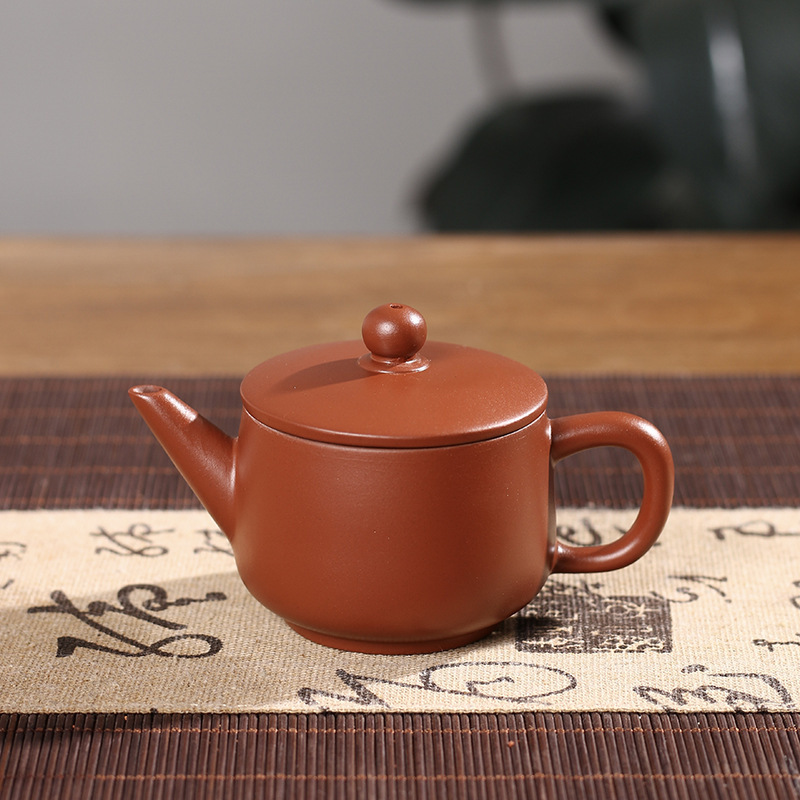 Chaozhou Kung Fu Tea Hand-Pulled Pot, Zhu Ni Han Wa Large Mouth Teapot, Ceramic Pot, Three-Cup Kung Fu Teapot, Zhu Ni Handmade Pot Chaozhou Kung Fu Tea Hand-Pulled Pot, Zhu Ni Han Wa Large Mouth Teapot, Ceramic Pot, Three-Cup Kung Fu Teapot, Zhu Ni Handmade Pot
