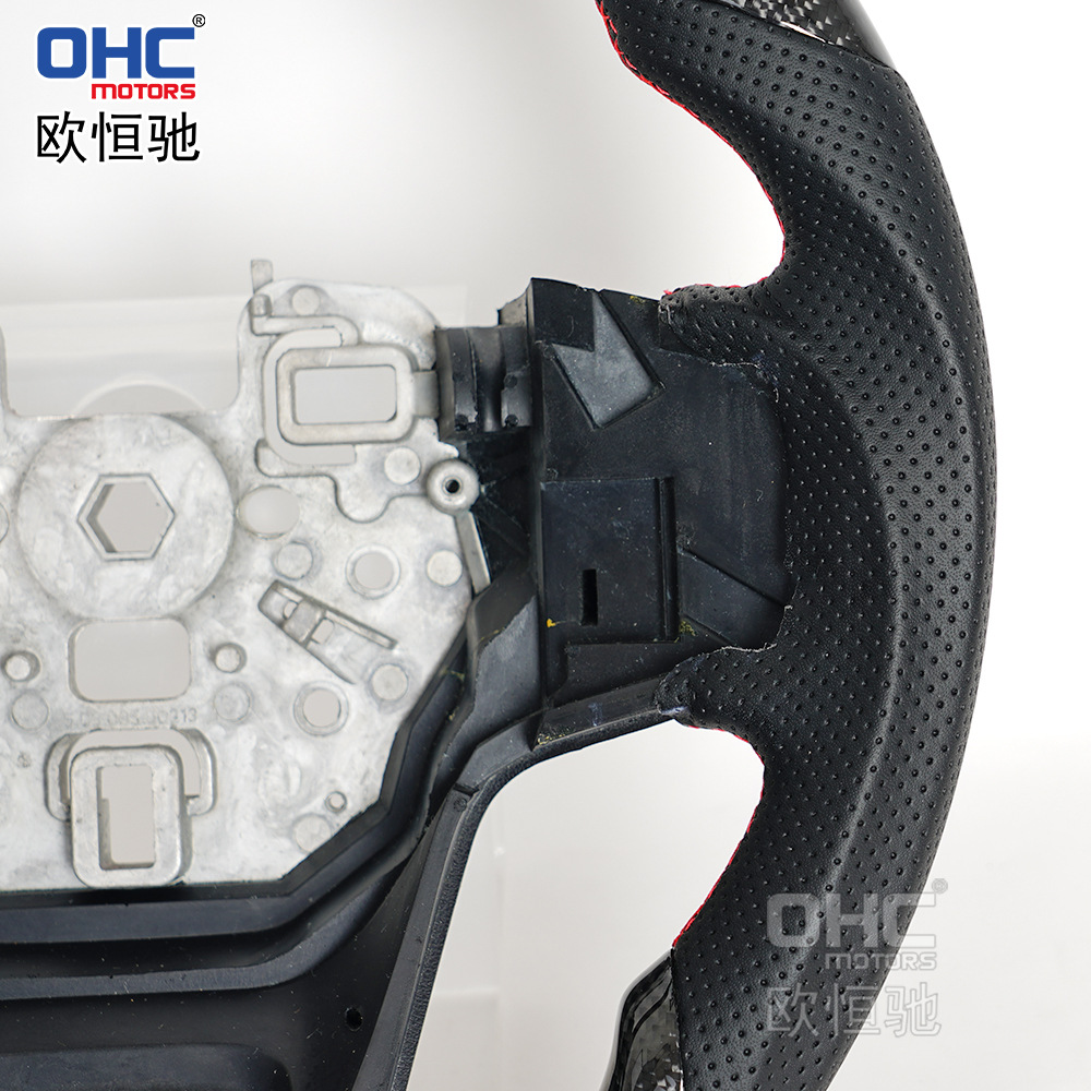 Cross-Border Hot Sale Suitable for 2021-2024 Ford Bronco Carbon Fiber Steering Wheel Modified Off-Road