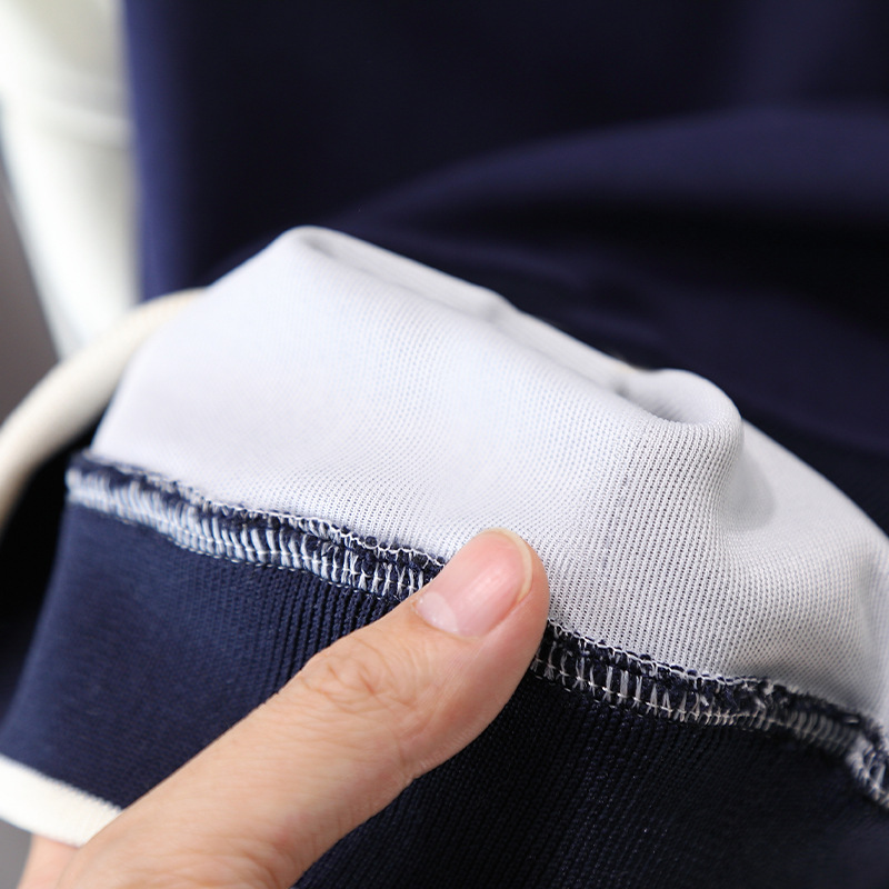 6314 Traje de otoño para niños 2025 otoño nuevo suéter a juego de colores para niños de dos piezas primavera y otoño hermosa ropa deportiva