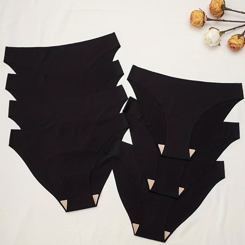 7pcs Seams Bikini Panties Comfy Soft Stretchy比基尼内裤|undefined