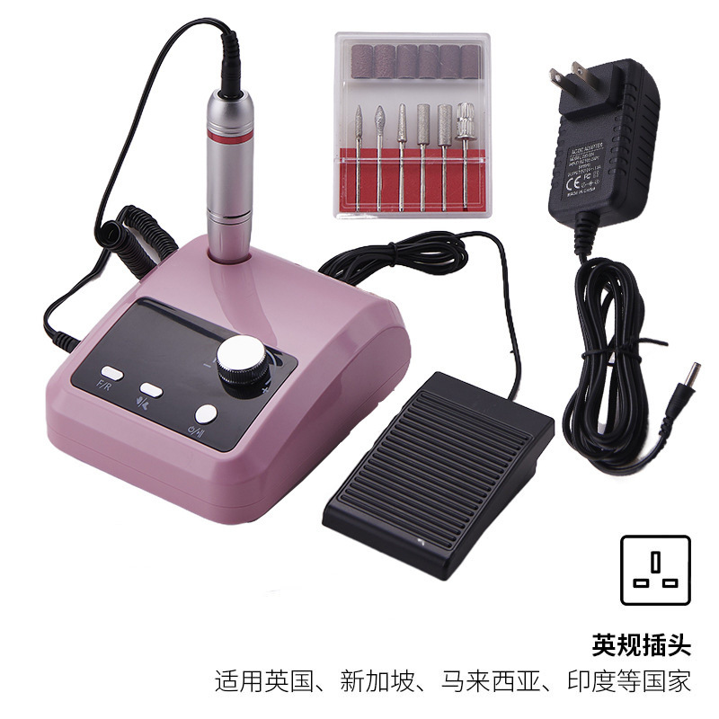 Nueva lijadora de uñas, lijadora de carga de alta velocidad, descarga profesional de uñas, piel muerta, tienda de uñas, lijado transfronterizo