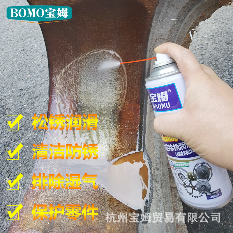 Rust Remover Metal Cleaning Powerful Anti-Rust Door Shaft Hinge Door Lock Abnormal Noise Lubricant Screw Rust Butter Door and Window