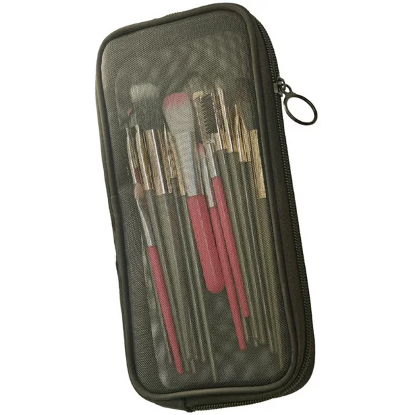 Customized Logo, Direct Sales from the Manufacturer, Cross-Border Nylon Mesh, Eyebrow Pencil Case, Storage Bag, Travel Portable Storage Bag