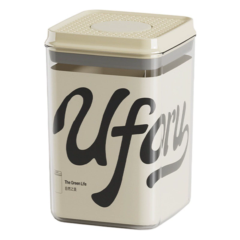 Квадратная герметичная банка для кухни прессования влагостойкая свежая пластиковая банка для пищевых холодильников прозрачная зерновая коробка для хранения зерна