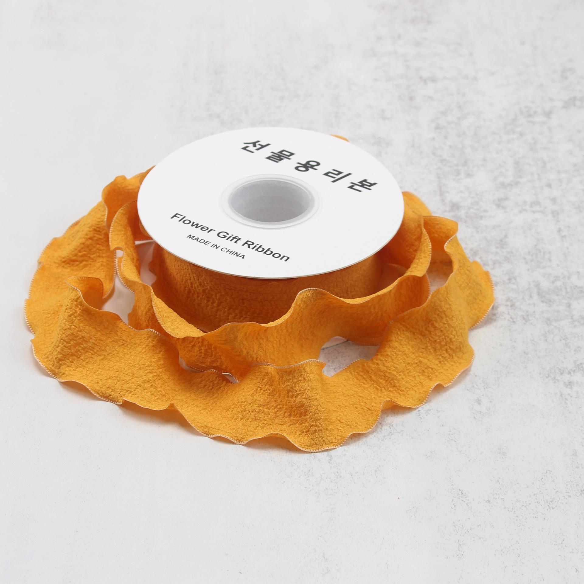 2,5 cinta plisada pastel de flores cola de pescado cinta de hilo embalaje para hornear caja de regalo de encaje arco de encaje DIY