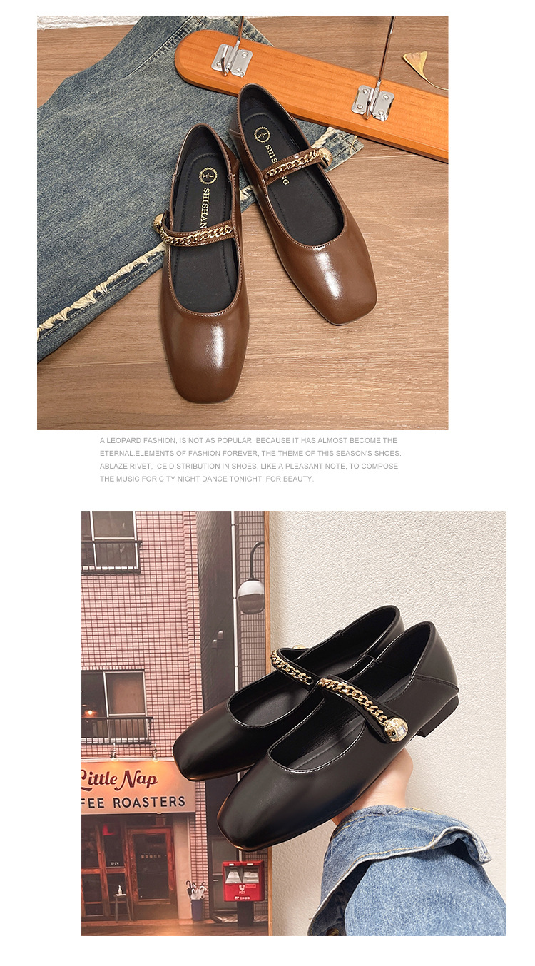 Dames pumps in franse stijl met blokhak en gespsluiting_voghion.com