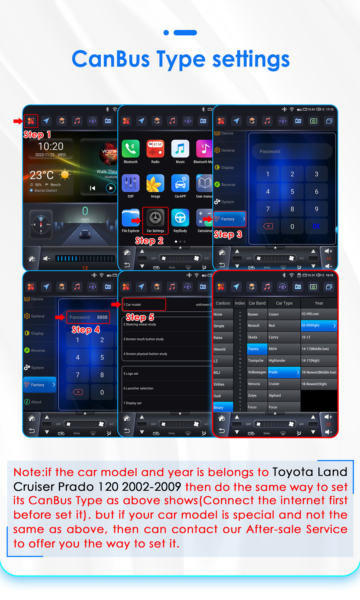 Suitable for 02-09 Toyota Prado/ Lexus Gx470 Vertical Screen Android Smart Car Navigation Gps