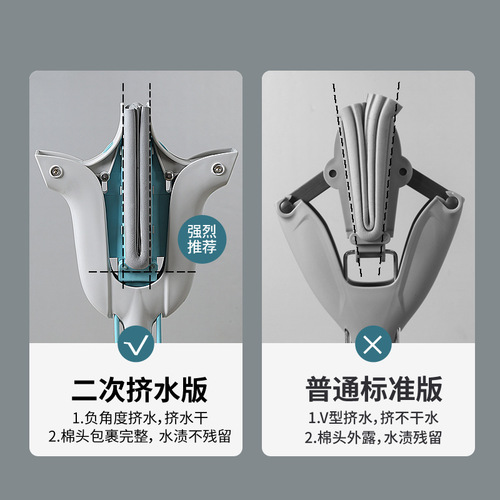 Meiya Feiyi collodion floor mop sponge mop household cleaning aluminum alloy rod collodion mop department store wholesale