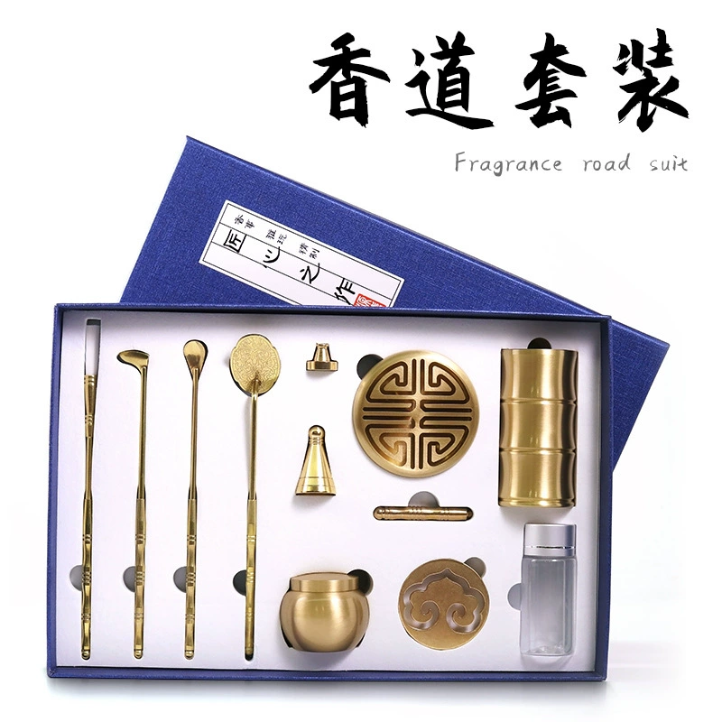 Подарочная коробка для благовоний набор латунных инструментов для ладана
