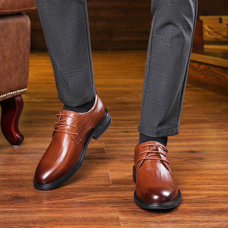 Мужская демисезонная обувь, классический пиджак для кожаной обуви, обувь для работы и торжества, натуральная кожа