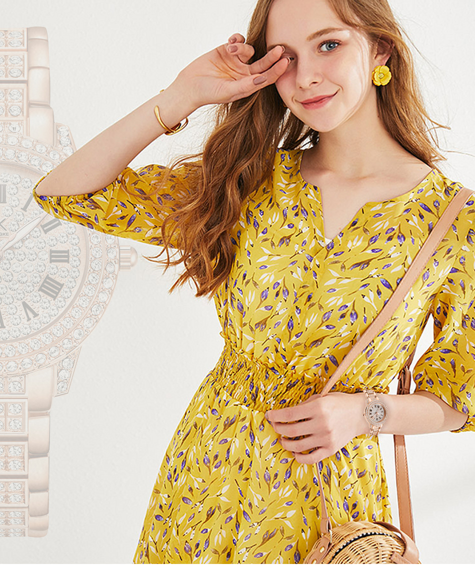 Reloj de cuarzo para mujer elegante moda lujo y diamantes_voghion.com