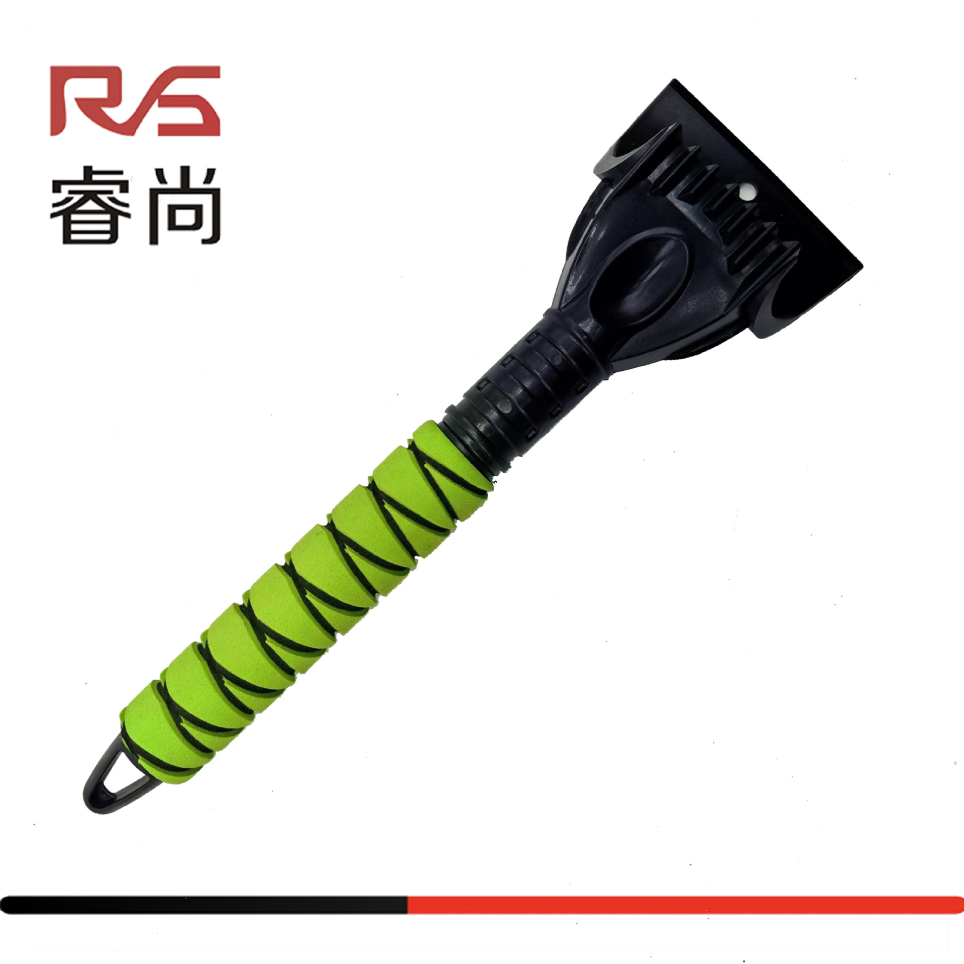 Cabeza de pala monocromática verde