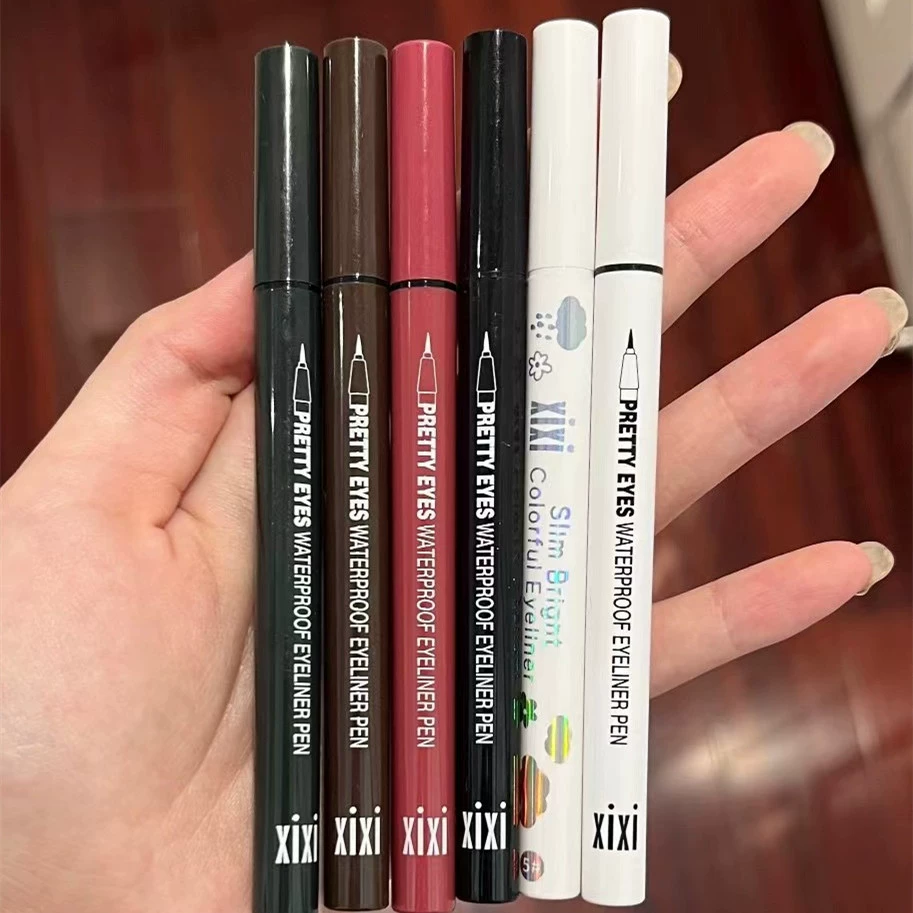 Хай-лаку Eye pencil, водостойкая подводка, мягкая щеточка, без размазывания, длительный эффект, быстрое высыхание